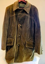 Vintage Sears Roebuck Men's Store THE COUNTRY COAT Green Corduroy 42 Reg STUNNER