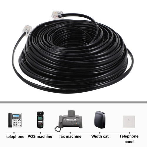 4- Phone Cord Phone Extension Cord Telephone Cable - Photo 7/12