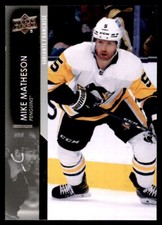 2021-22 UPPER DECK VARIANTE FRANÇAISE MIKE MATHESON PITTSBURGH PENGUINS #619