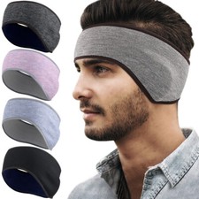 Winter Warmer Fleece Headband Double-Layer Thick Windproof Ski Thermal Hair Band