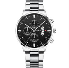 Quartz Watch Men Business Fashion Fake Three Eye Six Pin Calendar Watch For Men