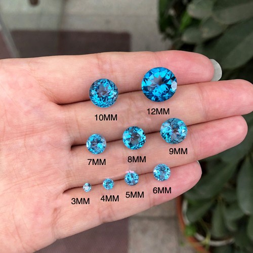 1000 Stck. 0,7 ~ 20 mm Rund Weiß AAAAA Lose CZ Stein Kubik Zirkonia für Schmuck Zum Selbermachen - Bild 7 von 7