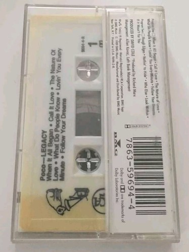 POCO LEGACY Cassette Tape - 1989 - Picture 2 of 2