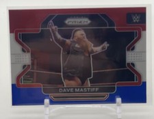 Dave Mastiff 2022 Panini Prizm WWE Red White Blue #21  NXT UK Wrestling Card