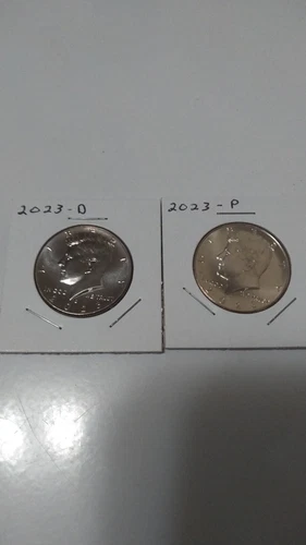 2023 P&D Kennedy Half Dollar Uncirculated 2 Coins Philadelphia & Denver 50c