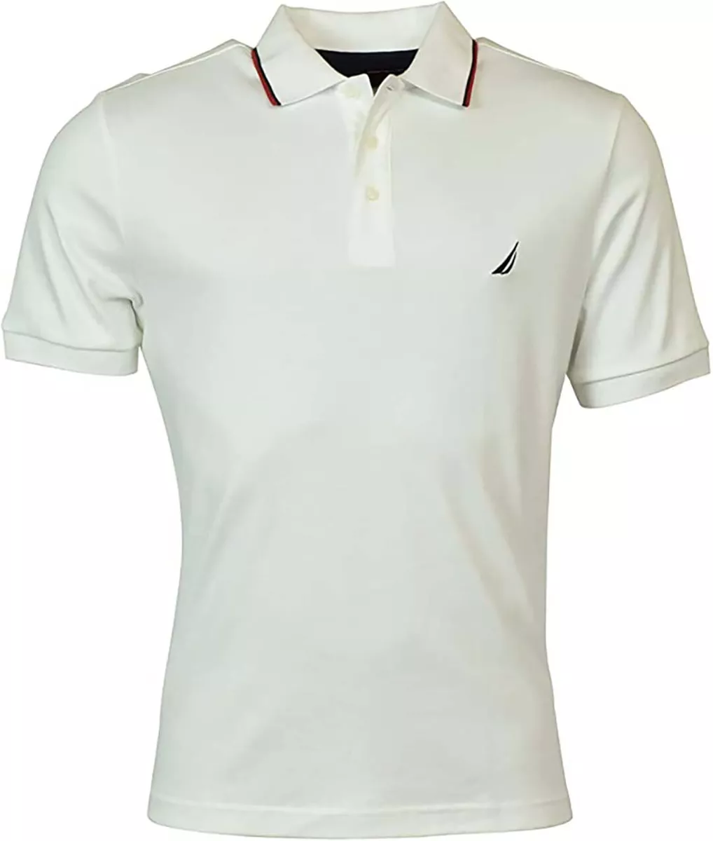 nautica white polo shirt