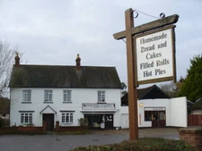 Photo 6x4 Rickford Bakery Fox Corner/SU9654 House with Christmas' b c2007