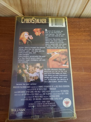 Cyberstalker - Movie VHS 1995 - Picture 2 of 3