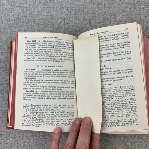 Codex Iuris Canonici 1963 Newman Press Benedictine Code Of Canon Law Latin - Picture 8 of 11
