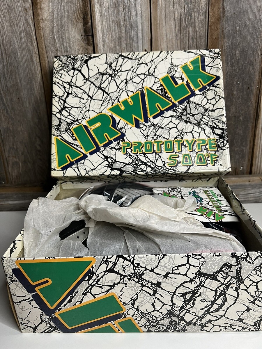 Vintage NOS NIB Airwalk Prototype 500 F Thermo Sneakers Skate BMX