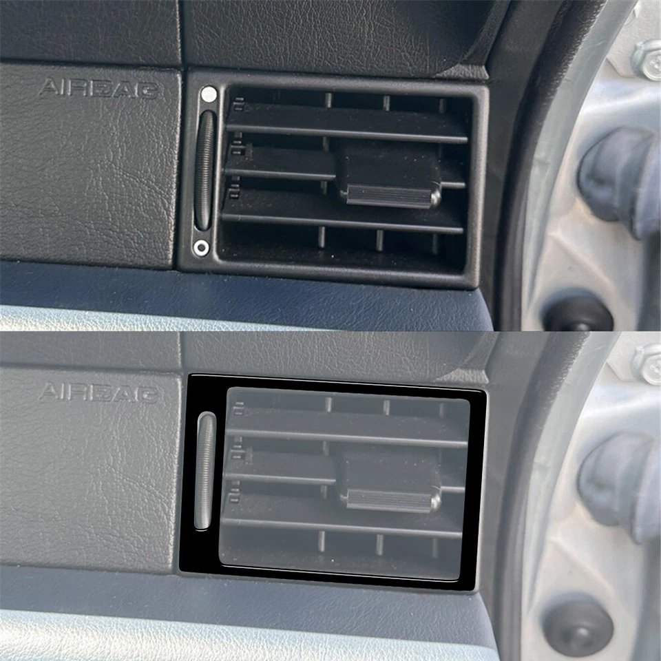 2PC Gloss Black Interior Trim Front Ait Vent Panel For Porsche 911 1989-1997 Foto 3 de 4
