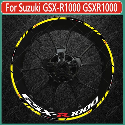 17inch Rim Wheel Decal Sticker Reflective Waterproof For Suzuki GSX-R1000 NEW - Picture 24 of 28