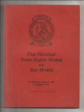 FINE HISTORICAL STEAM ENGINE MODELS AND SHIP MODELS - CHRISTIES 5 OCT 1966