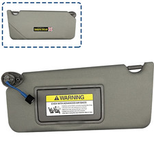 Driver Side Sun-Visor Assembly Gray For 2013-...