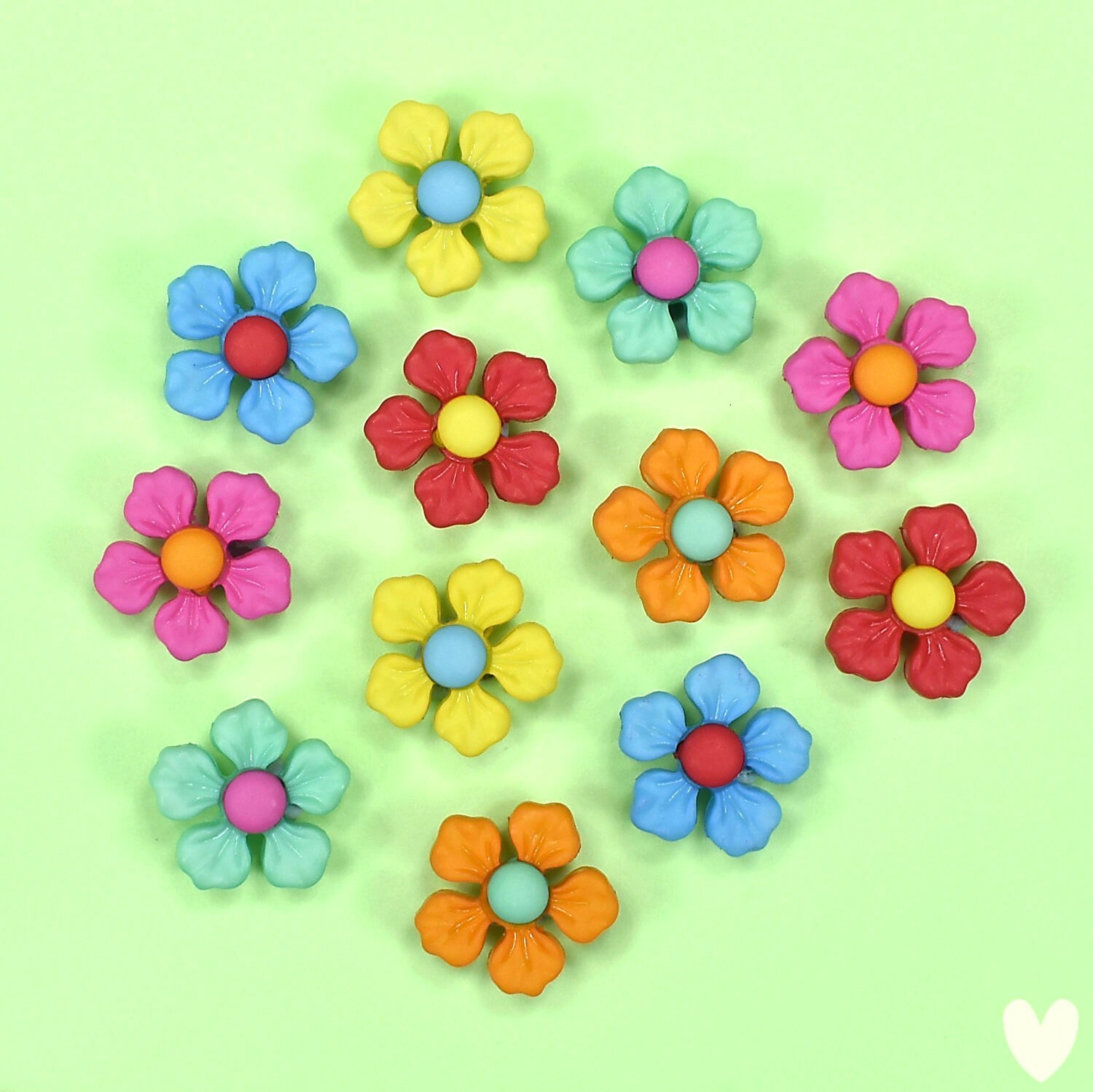 DRESS IT UP Buttons Step Into Spring 10112 - Embellishments Flowers