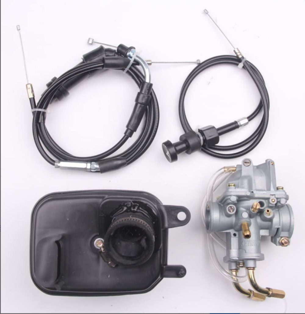 Carburetor Throttle Choke Cable Air Filter Box for Yamaha PW50 YZinger 81-09 *