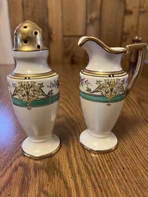 Noritake Cream And Sugar Shaker Red M 37518 FC1