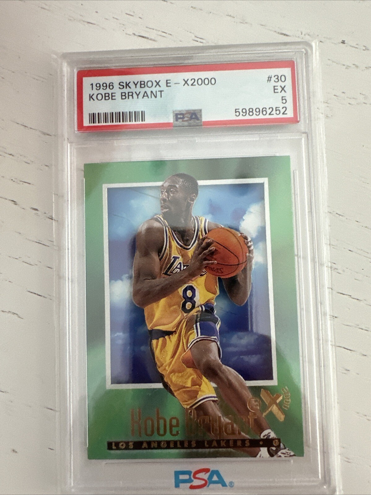 1996 Skybox E-X2000 Kobe Bryant - New Wave Gippsland