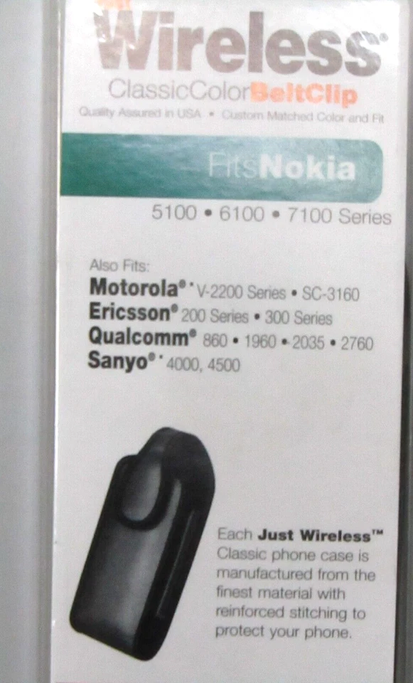 Funda de teléfono JustWireless BeltClip para celdas Nokia antiguas serie 5100, 6100, 7100 kit Foto 4 de 4