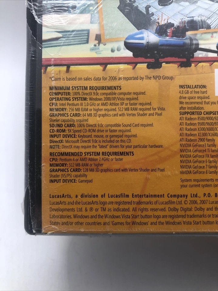 Video Game PC Thrillville Off the Rails Games For Window New Sealed - Image 3 of 4