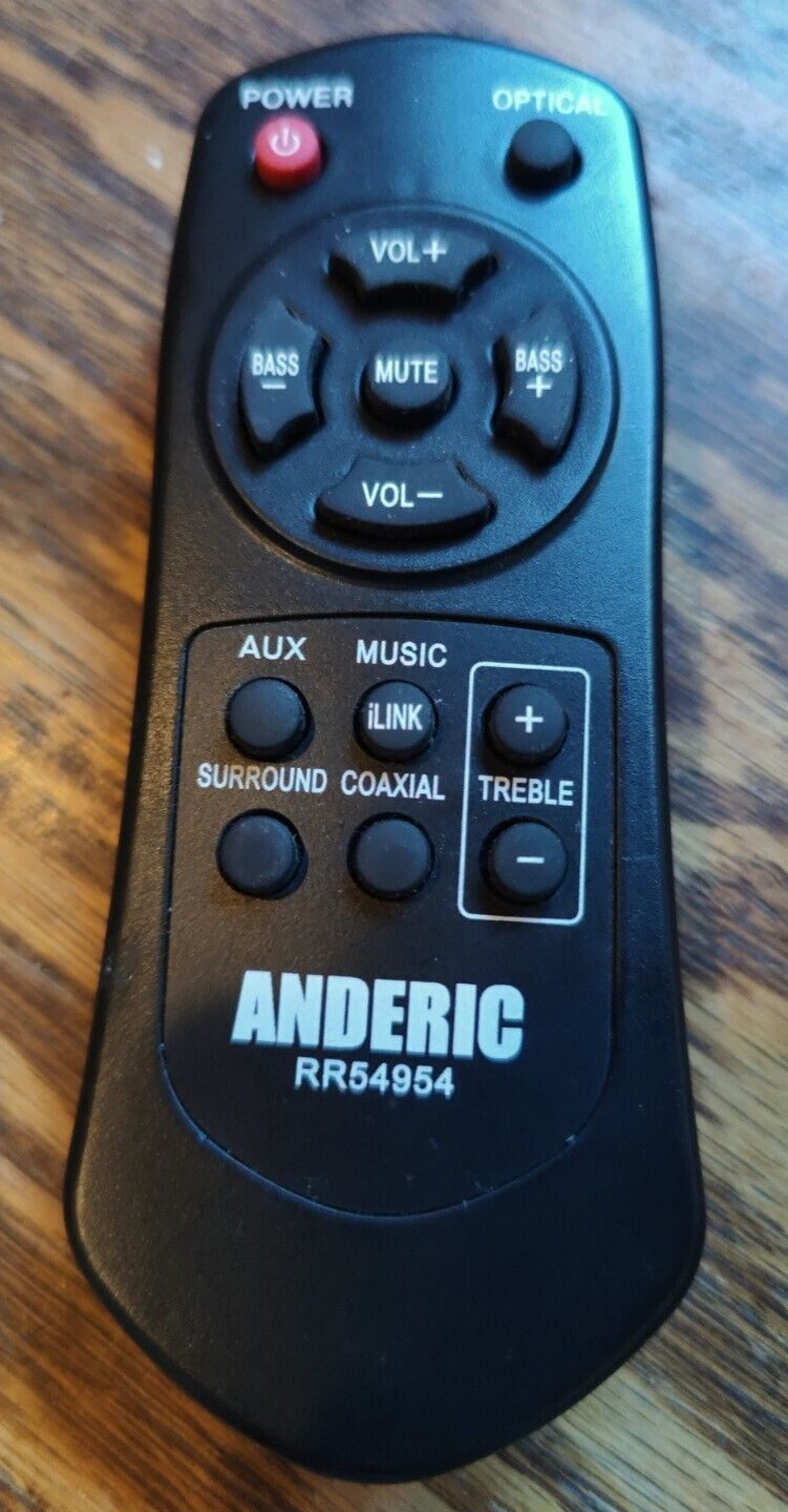 ANDERIC RR54954 for Phillips Sound Bar REMOTE CONTROL
