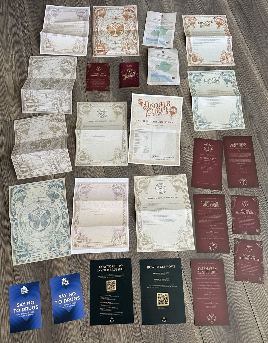 Tomorrowland Discover Europe Global Journal Package Including