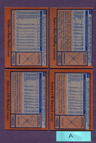 1978 Topps Baseball #295-500  You Pick  Complete Your Set   $2.00 Minimum Order - Picture 342 of 390