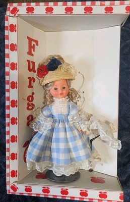 13  Vintage Furga Platinum Blonde Italian Doll  1960 s  Angelina  W/ Box