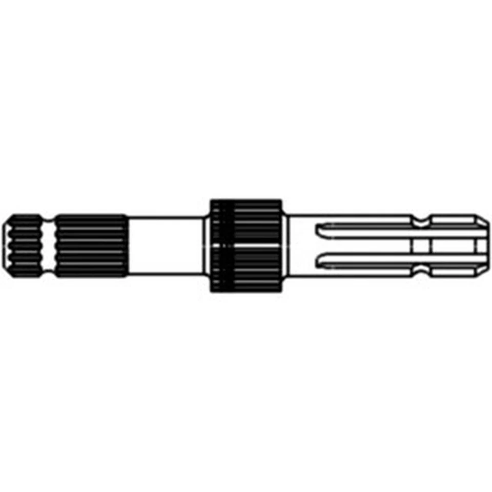 Eje de toma de fuerza 226824A2 compatible con Case IH MX100 100C 120 135 80C 5120 5130 5140 5220 5230 Foto 3 de 4