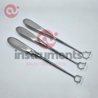 Barnhill Adenoid Curette # 1 # 2 # 3 8.5' Surgical Grade Adenoidectomy ins By Ai