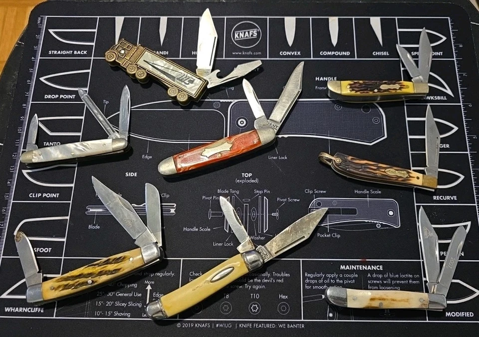 Лот из 25 различных карманных ножей Uncle Henry Imperial Gerber Victorinox Rough Rider - Изображение 3 из 4