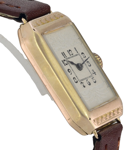 Antique ROLEX 9ct Rose Gold Ladies Wristwatch - 25 Worlds Records Case - Picture 7 of 9