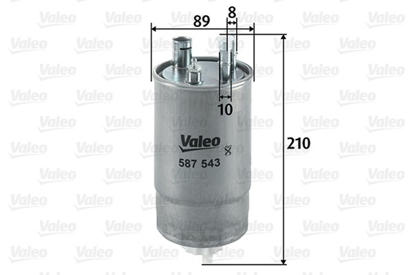 Valeo Kraftstofffilter 587543 Leitungsfilter FüR Doblo EVO Fiat KA RU8 Punto Van-image