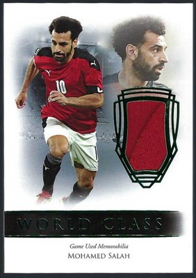 Mohamed Salah 2023 Futera World Class Game Used Jersey Patch Relic /17 Liverpool