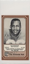 1975 Fleer Team Cloth Patch Stickers The Immortal Roll Ollie Matson #35 HOF 2g2