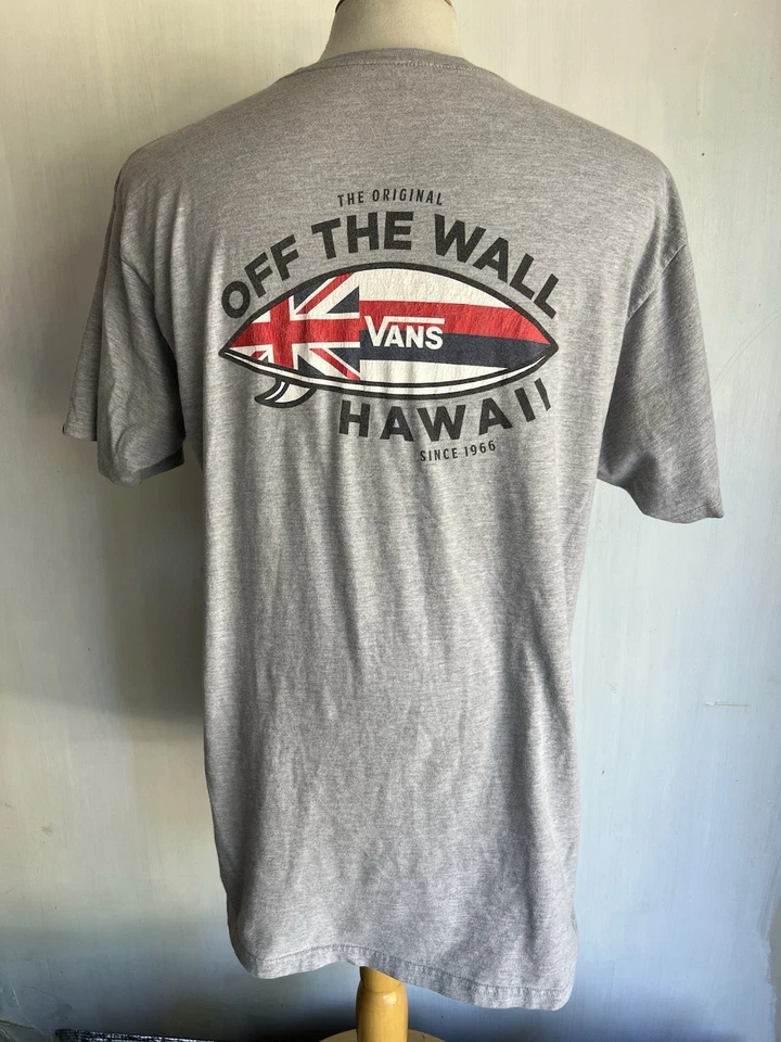 VANS HAWAII (2019) Official Men’s "Off The Wall" Surf Classic Fit T-Shirt Large - Image 3 of 4