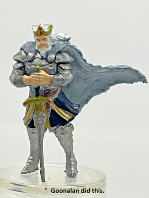 D&D Pathfinder Mini Kritische Rolle NPCs Ex 06 King Warren Drassig UNIKAT