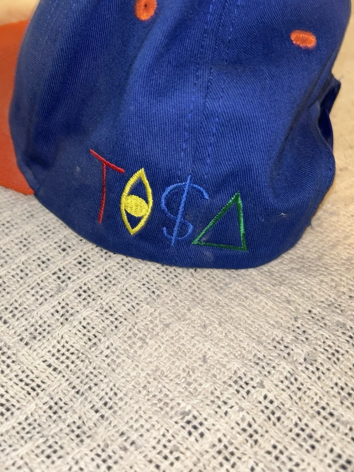 New York Knicks NBA Adidas X TI$A VIntage Throwback Blue Snapback Hat - Image 3 of 4