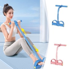 Fitness Resistance Bands Workout Pedal Ankle Puller w/Figure 8 Resistance