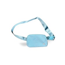 Mini Blue Belt Bag With Adjustable Strap