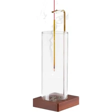 Incense Holder for Sticks, Insence-Stick Holder Ash Catcher with Removable Gl...