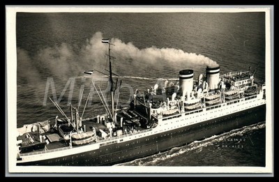 Foto, Nachl. Fliegering.Pelletier, Flug über Passagierschiff, List/Sylt, L311L