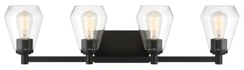 Minka Lavery 5704 Clarity 4 Light 32"W Vanity Light - Coal - Picture 5 of 11