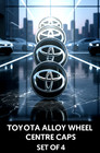 Toyota Alloy Wheel Hub Centre Cap 52mm Set of 4