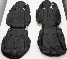 For Chevrolet Corvette Stingray 1lt 2lt 2020-2026 Black Leather Seat Covers Nt49