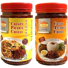 Tean's Gourmet Crispy Anchovy or Prawn Chili 11.28oz – Product of Malaysia