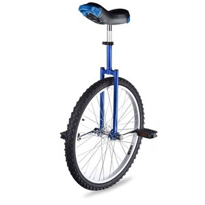 Yescom 24 Inch Wheel Outdoor Unicycle Circus Bike for Adults Teenagers Kids Blue