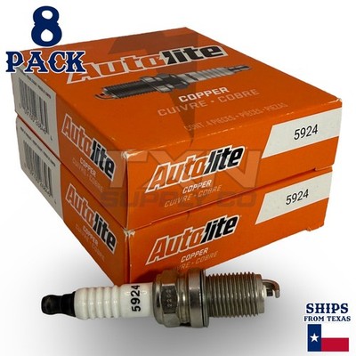 Autolite 5924 Copper Core Spark Plugs - 8 Pack