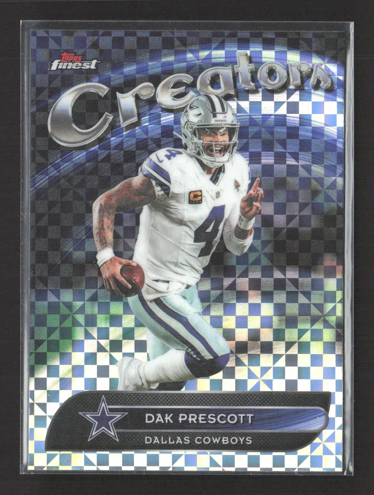 2025 Topps Finest Creators Dak Prescott #CR-8 X-Fractor