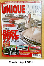 Unique Cars  Magazine April  2001   Wheel Nut Paul Bennett   Best Buys of 2001